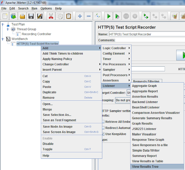 Performance Testing Basics: Apache Jmeter- Steps to Record Scripts