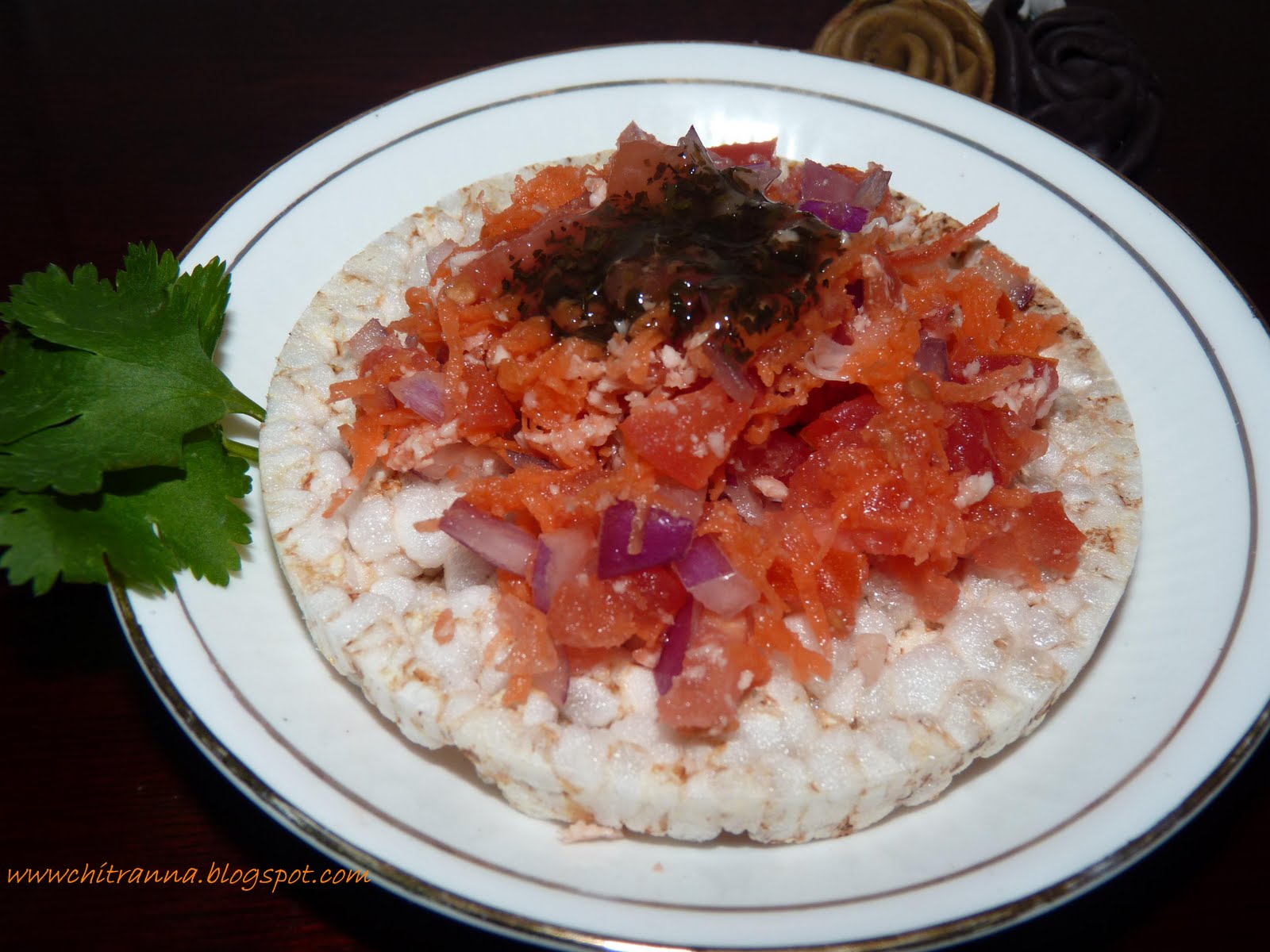 Chitranna Rice cake chaat