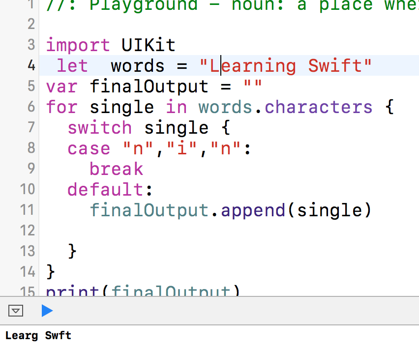 Code in Swift Conditional Statements In Swift3.0