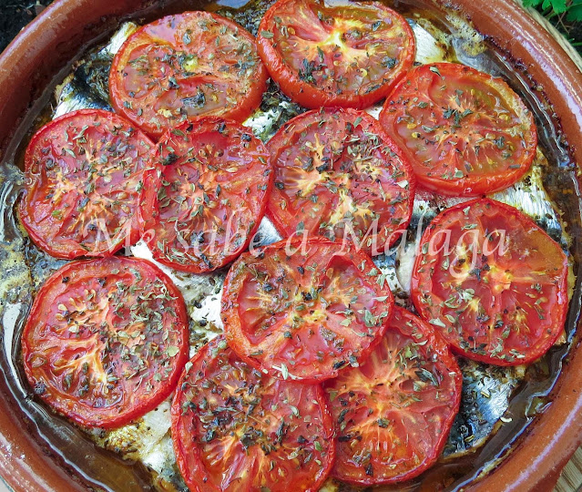 receta sardinas a la teja Málaga