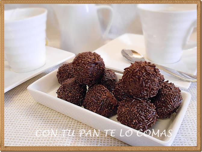 Trufas de chocolate