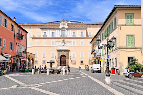 The Pope has his summer residence in Castel Gandolfo