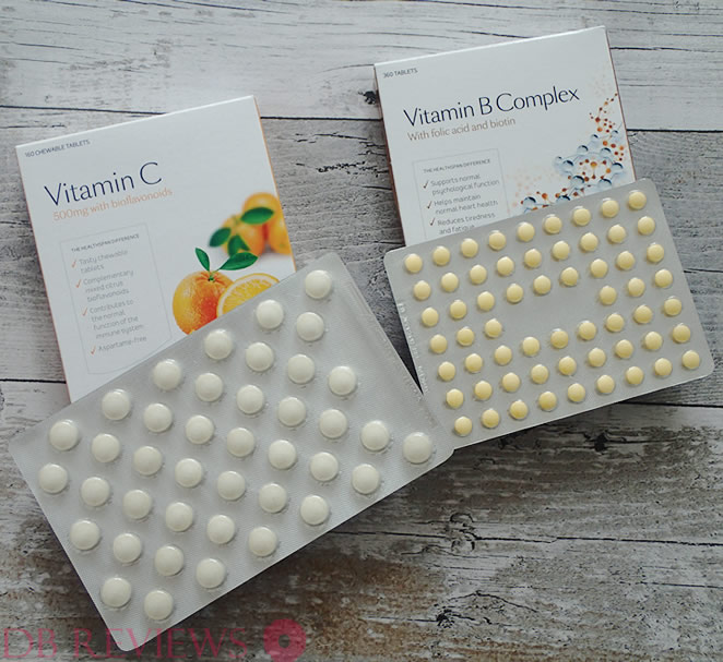 Healthspan Vitamin B Complex and Chewable Vitamin C