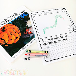 We love reading and learning about Halloween in our kindergarten classroom, but planning meaningful comprehension activities can be a challenge. This Halloween: Read & Respond pack made it super easy to teach 5 comprehension skills for 5 of our favorite picture books. Students especially love the themed crafts and writing prompts too!