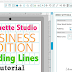Using Silhouette Studio Business Edition Weeding Lines ...