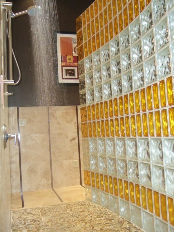 Glass blocks for shower – 44 great pictures!