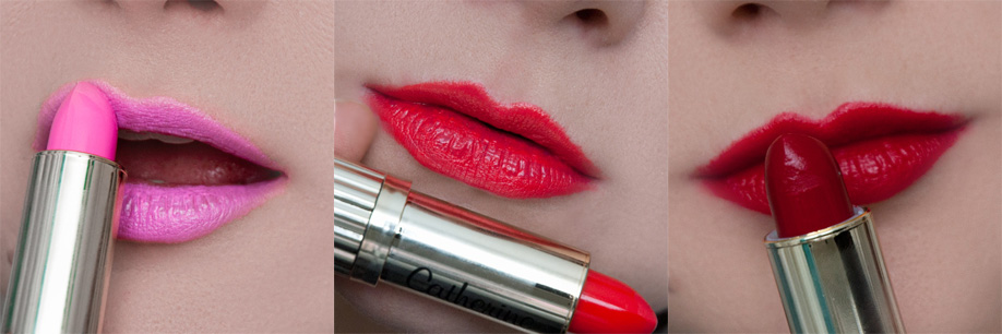 Review Swatches: Catherine Lipsticks
