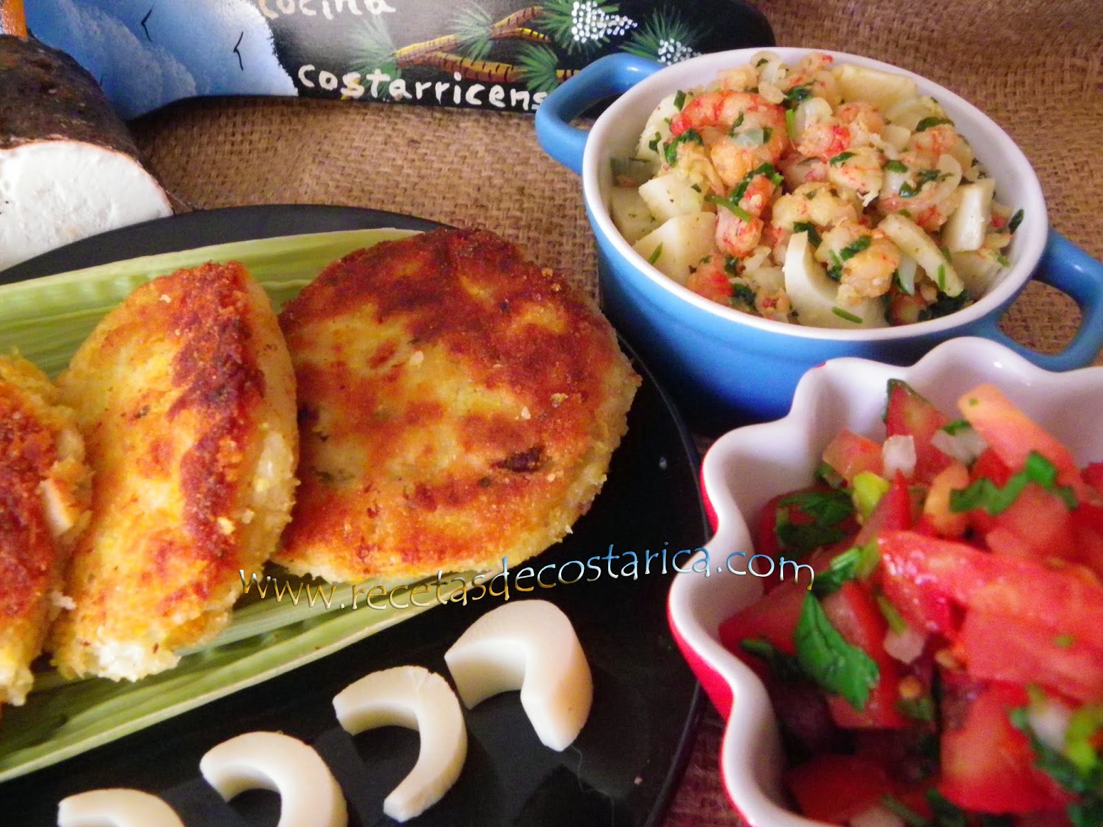 Cocina Costarricense: croquetas de yuca camarón