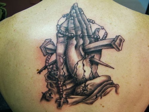 Tattoos For Men On Hand Cross