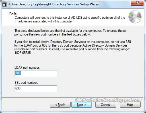 AD LDS Port AD LDS Port