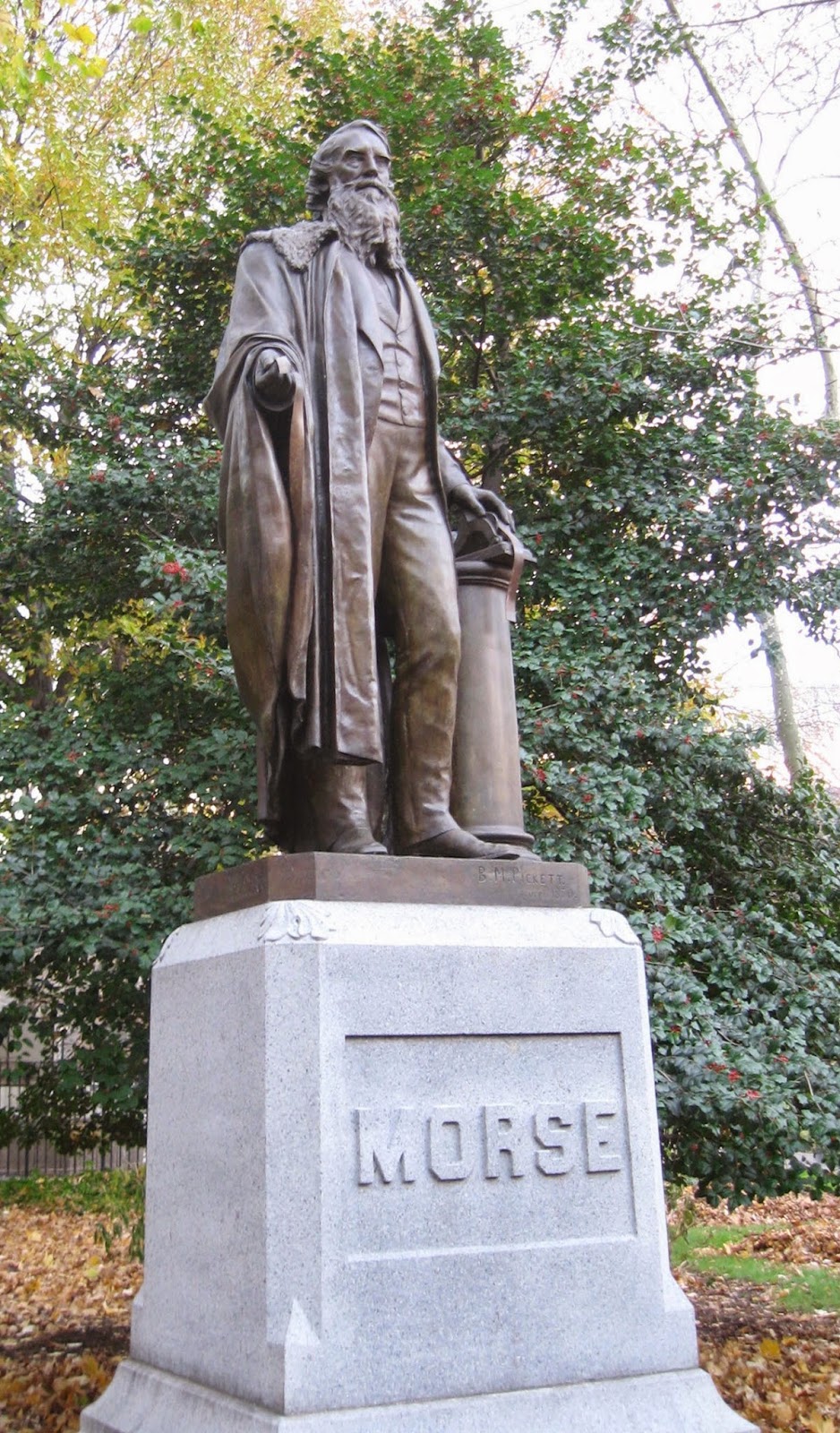 Samuel F.B. Morse Statue, Central Park, NYC