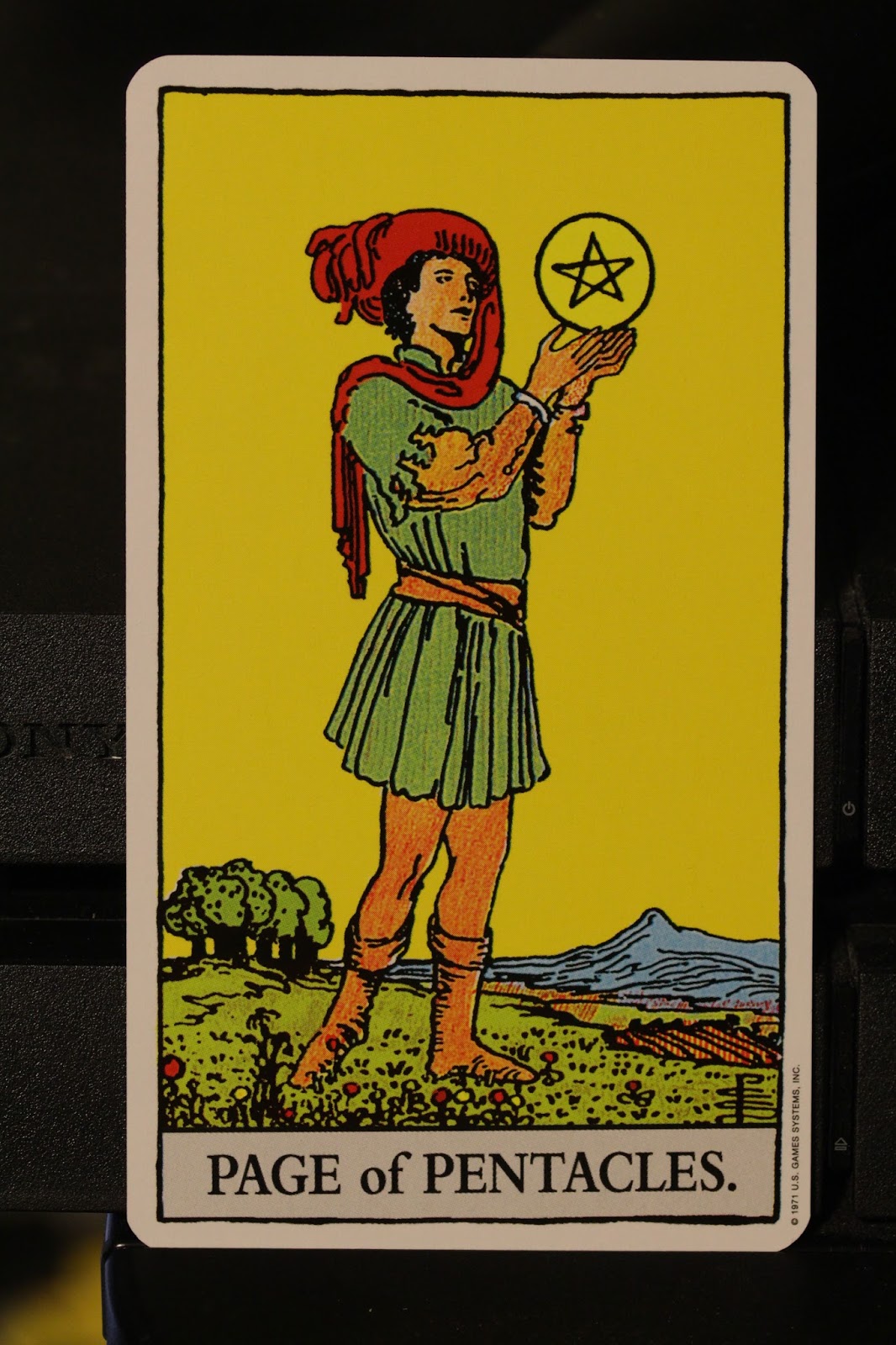 Tarot - Page of Pentacles.