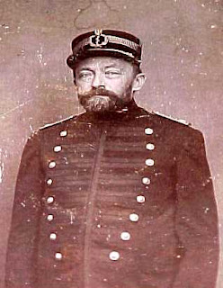 Ricardo Krone, como major da Guarda Nacional. Ricardo Krone, como major da Guarda Nacional.