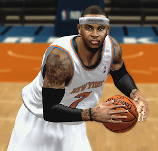 NBA 2K13 Carmelo Anthony Cyberface NBA2K Patch