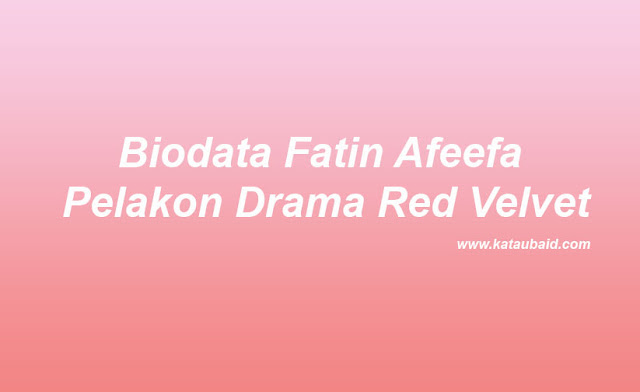 Biodata Fatin Afeefa Pelakon