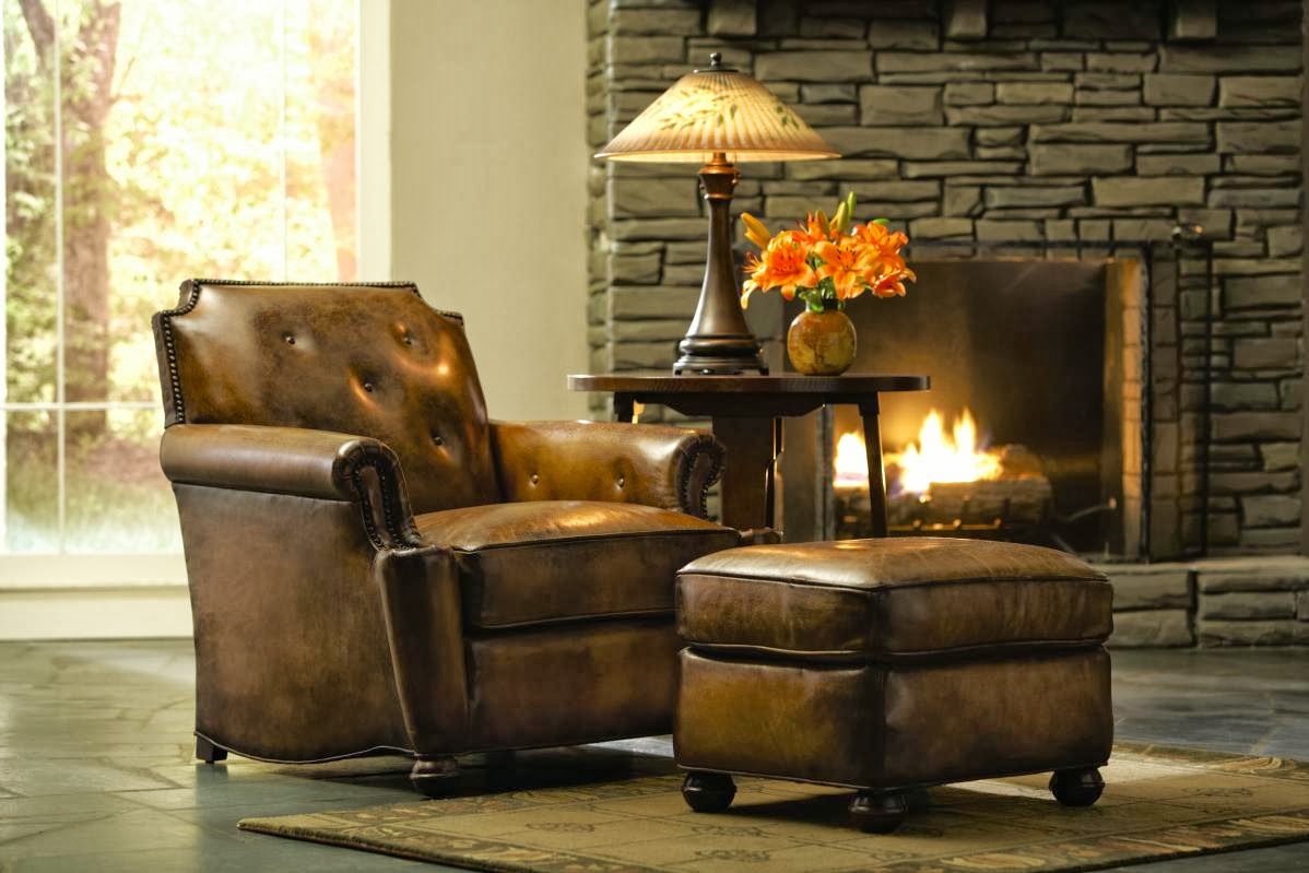 Traditions Furniture Craftsman leather by Stickley