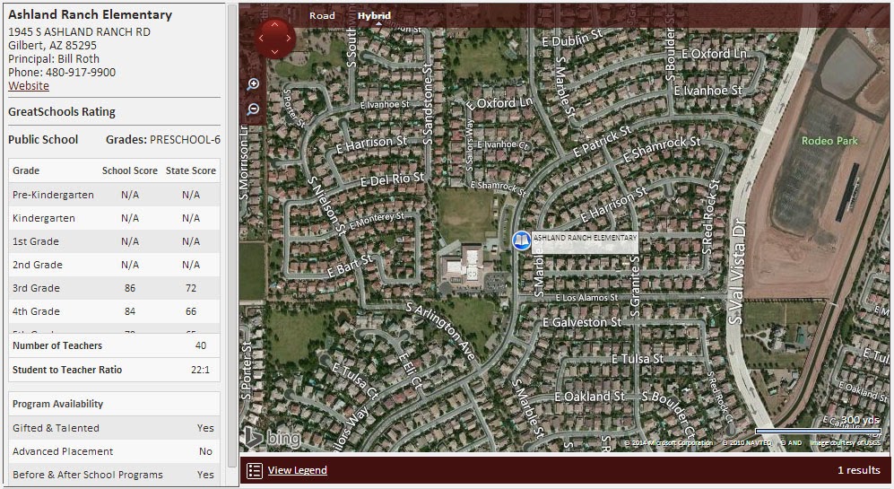 Home near Ashland Ranch Elementary Phoenix East Valley Real Estate