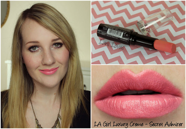 LA Girl Luxury Creme - Secret Admirer lipstick swatch