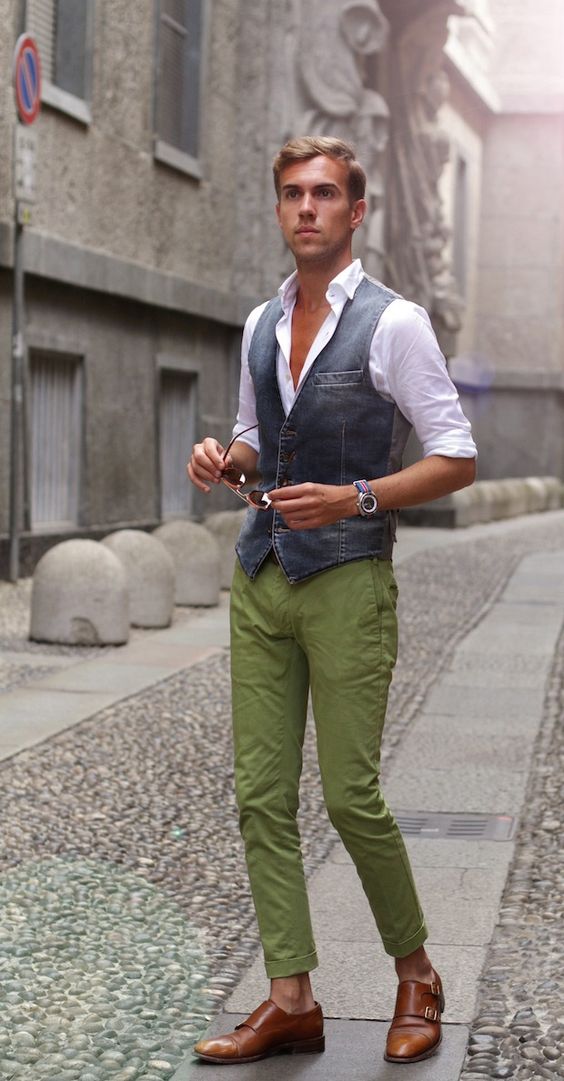 Philadelphia Blue clear Macho Moda - Blog de Moda Masculina: Calça Verde Masculina, dicas para usar  e inspirar