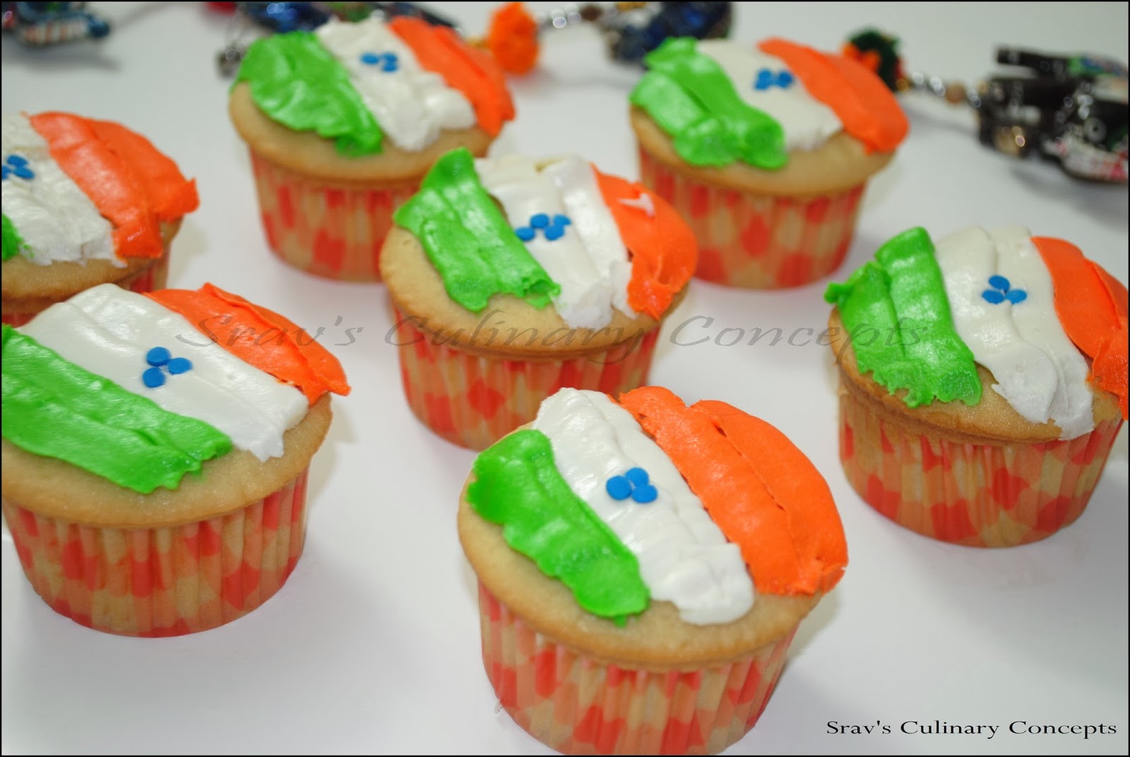 Srav's Culinary Concepts Vanilla Cupcakes with Buttercream Frosting