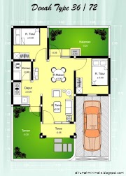 50+ Denah Rumah Yang Nyaman  Denah Rumah