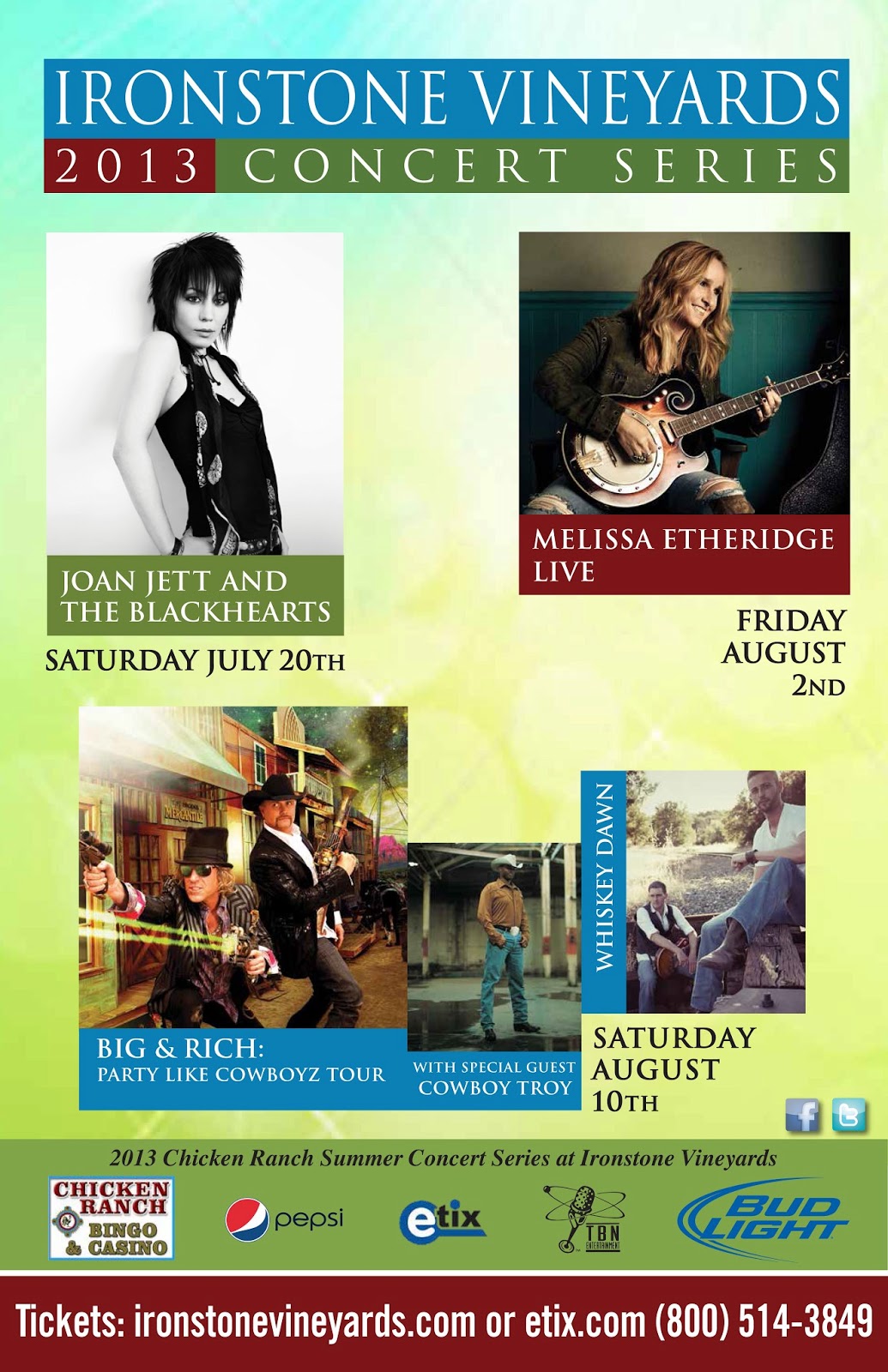 Ironstone Heritage Museum Concert Poster!