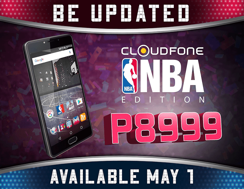 Cloudfone NBA Edition Loaded With Freebies Is Priced At PHP 8999!
