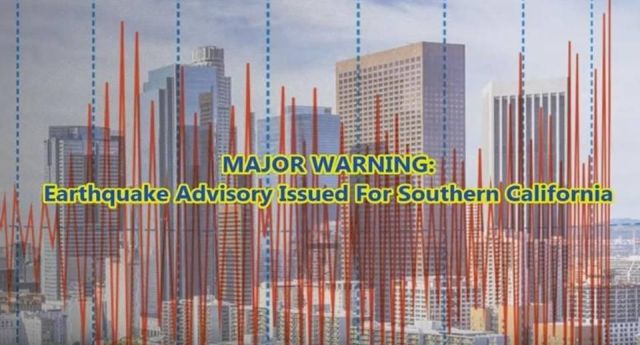 One Week Warning: Official Earthquake Advisory Issued For Southern California  Earthquake%2Bwarning