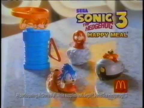Miles Tails 1993 Sega Sonic The Hedgehog McDonalds Happy Meal Toy 