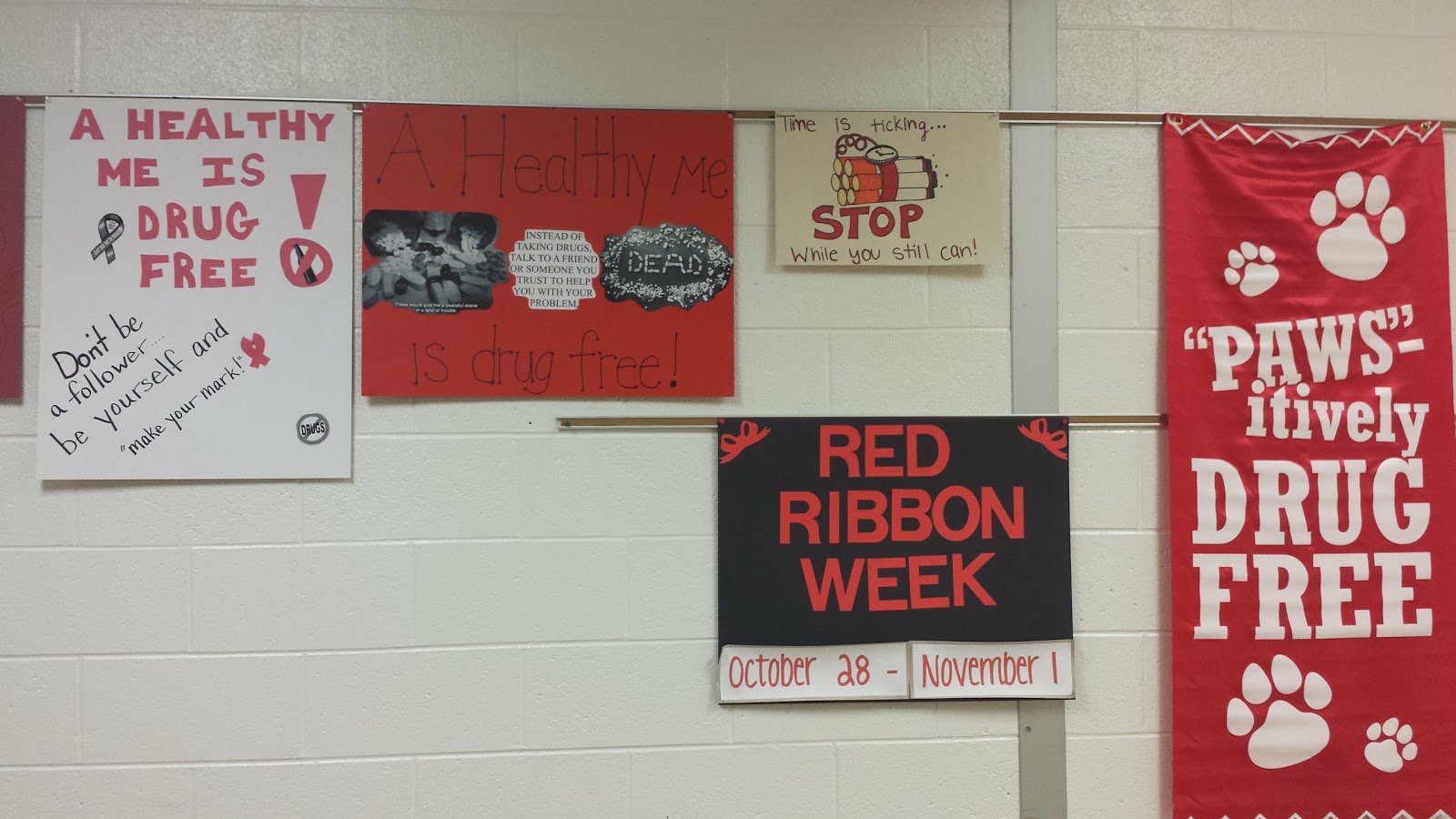 Printable Red Ribbon Week Poster
