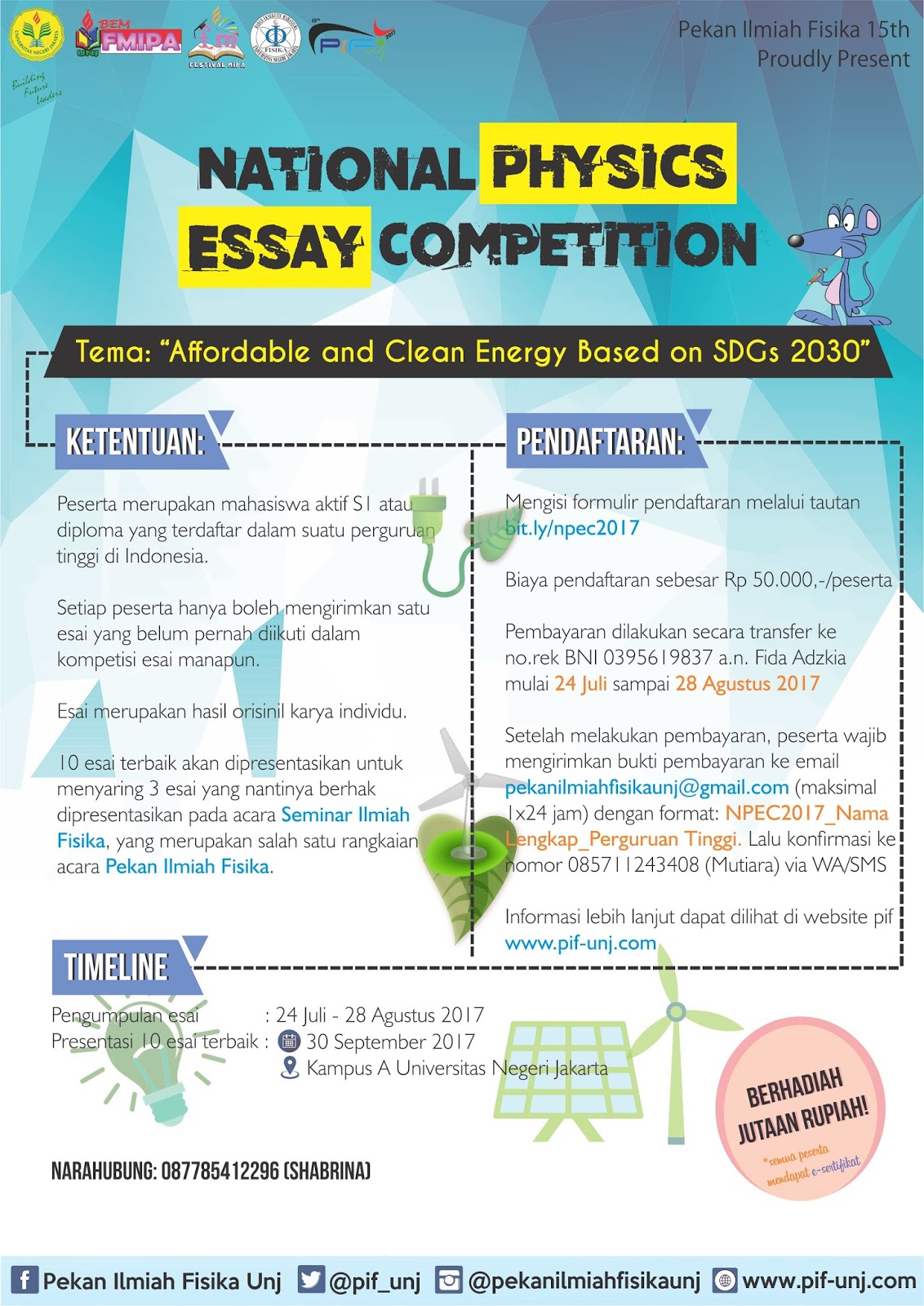Contoh essay ilmiah pemenang lomba picture
