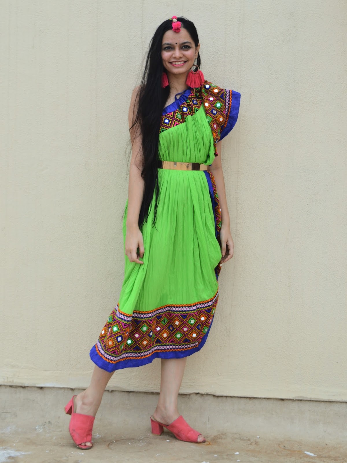 indo western dress for navratri