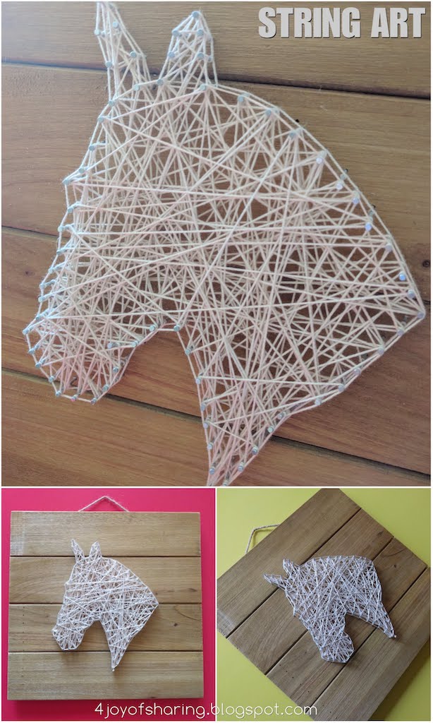 crafts, string art, art, craft, wall art, animal art, animal craft, kids crafts, tweens craft, teens crafts, easy string art idea, easy diy, diy, fun projects, easy projects for home, easy home decor, 