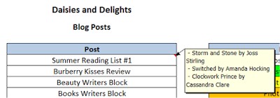 Editorial Calendar Spreadsheet Microsoft Excel