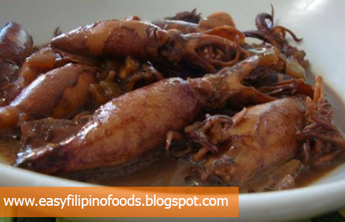 ADOBONG PUSIT RECIPE | PINOY FOOD STYLE - EasyFilipinoFoods - Welcome