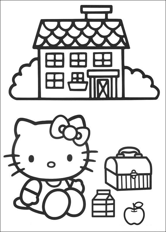 free printable hellokitty coloring pages >> Disney Coloring Pages