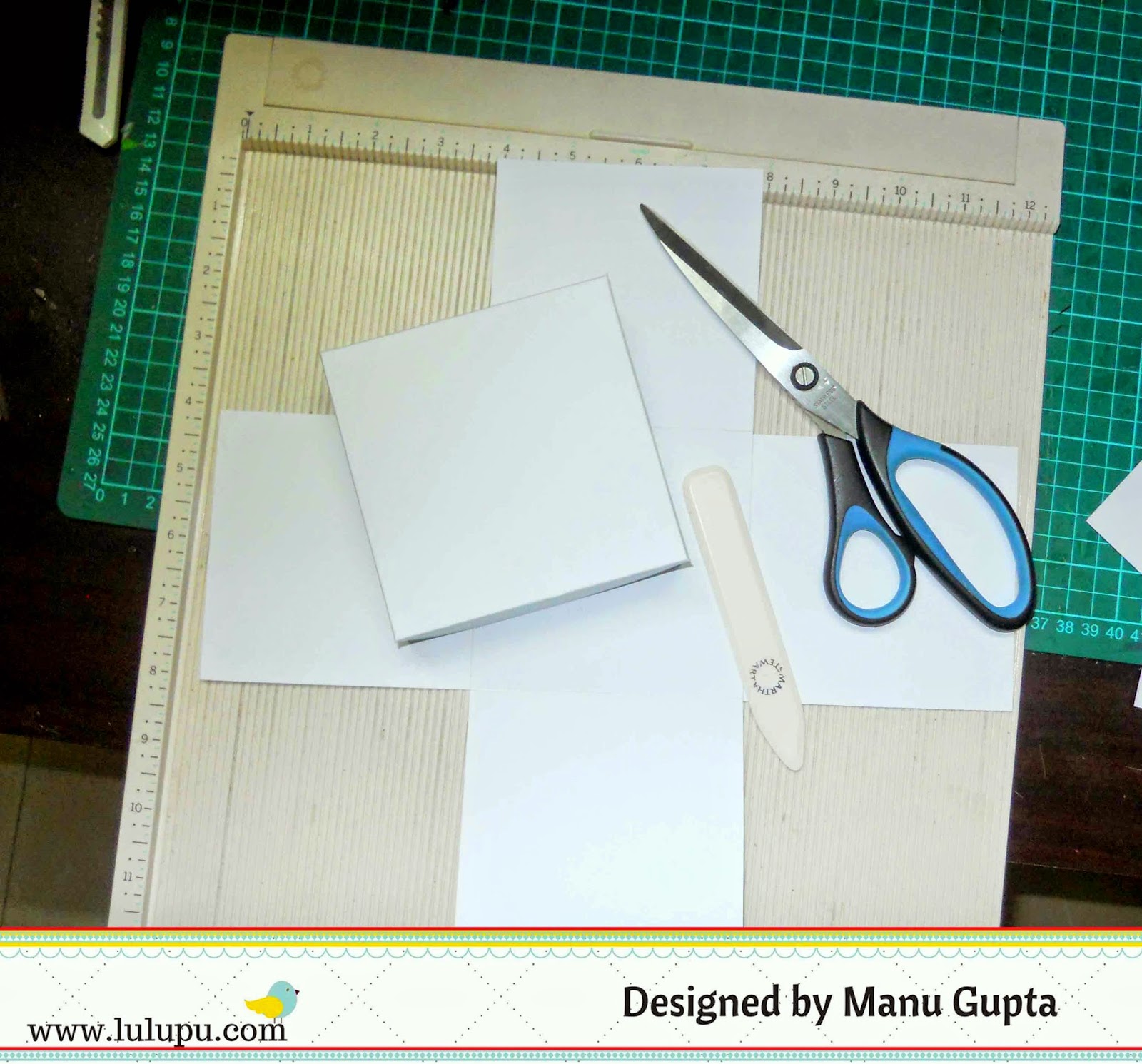 Lulupu - The Craft Lounge: Explosion Box with a 3D cake : Tutorial