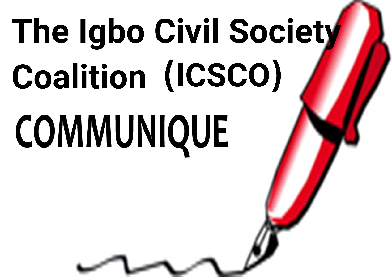 Image result for Communique Of The Igbo Civil Society Coalition