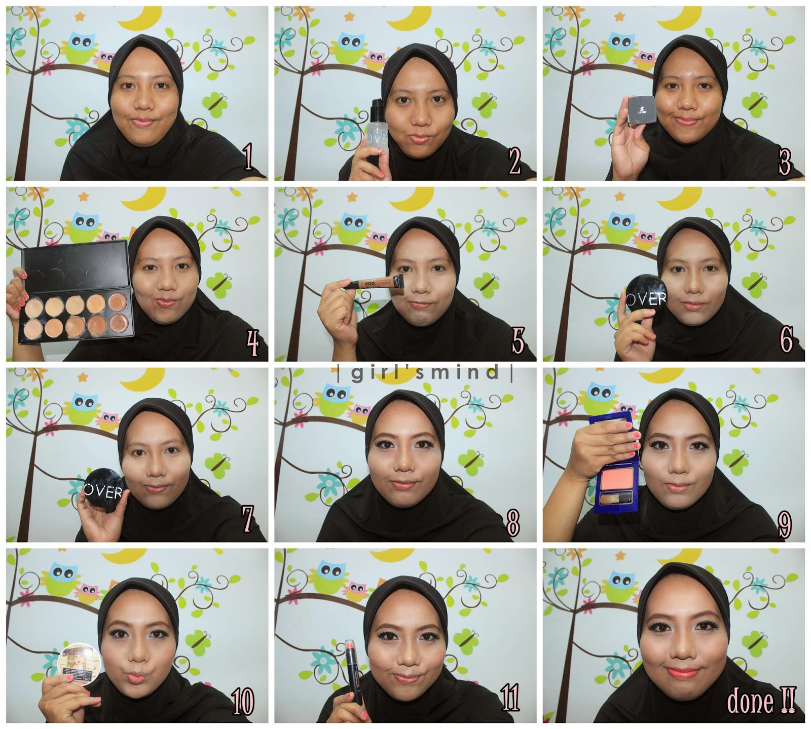 Girls Mind Tutorial Makeup Hijab Wisuda