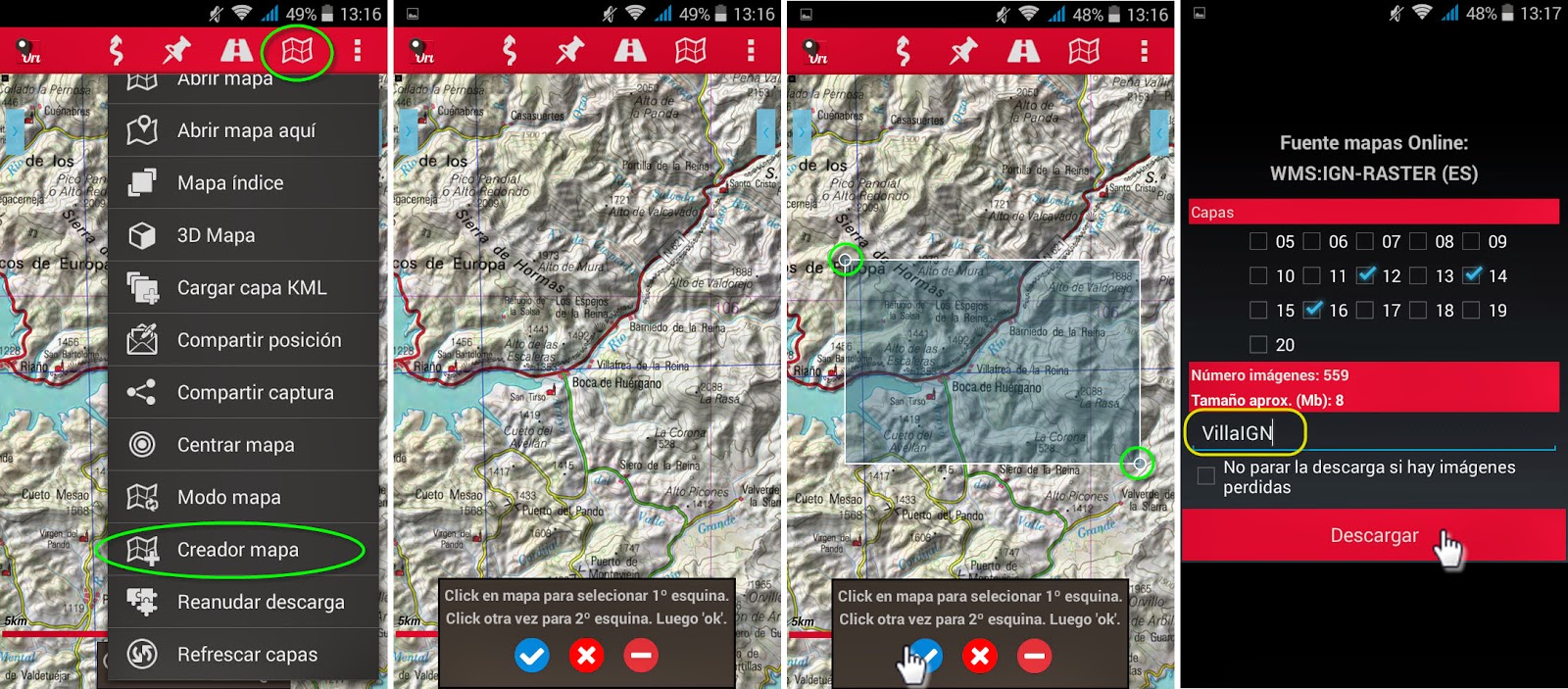 Cartografía Digital: OruxMaps VI: mapas offline en local. Cartografía Digital: OruxMaps VI: mapas offline en local.