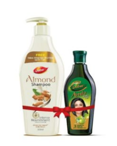 Buy Online Combo Offer Dabur Almond Shampoo | Free Amla Hair Oil In Just Rs.158
