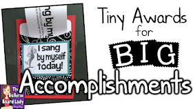 I Sang By Myself and other great awards for music class.  Tiny awards for BIG accomplishments can make an even bigger impact on your classroom.  Learn about these little gems, how to use them, store them and celebrate the little things in your music classroom!