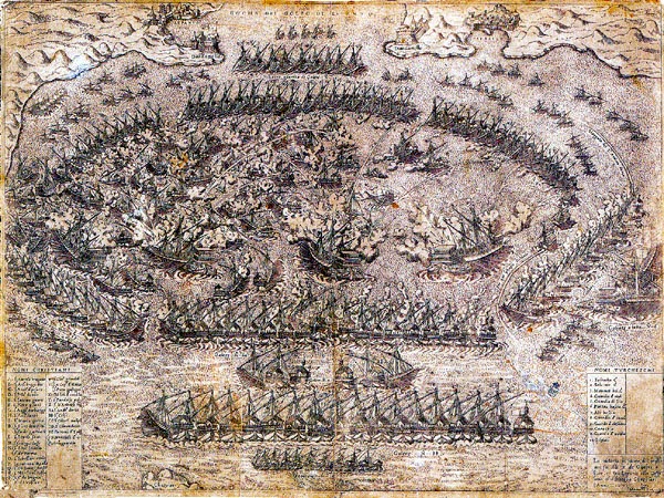 La batalla de Lepanto, 1571:  «¿Dónde está vuestro Dios?» Combate%2Bde%2BLepanto%2B1