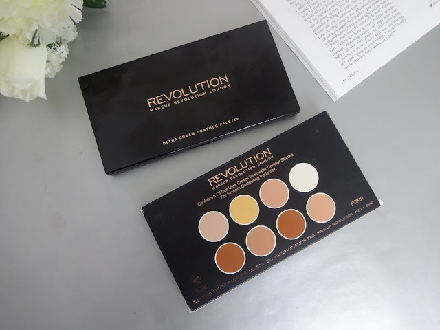 makeup revolution ultra cream contour palette packaging