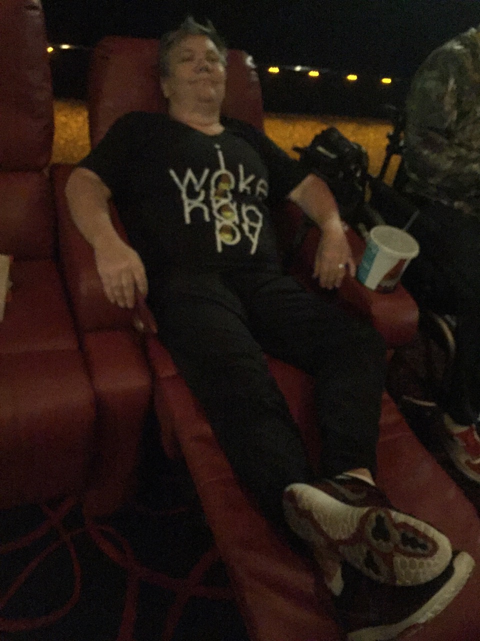 Wheelchair Travel Adventures AMC Shirlington Reserved Seat Recliner