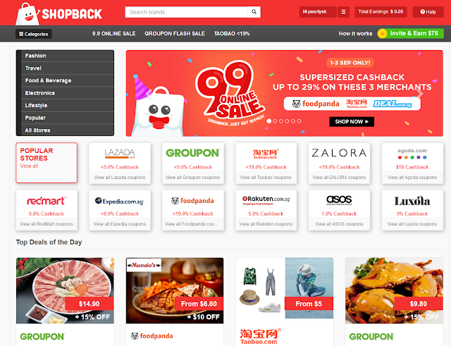 Get Cashback and Coupon Codes with ShopBack - Pearlywerkz - Singapore ...