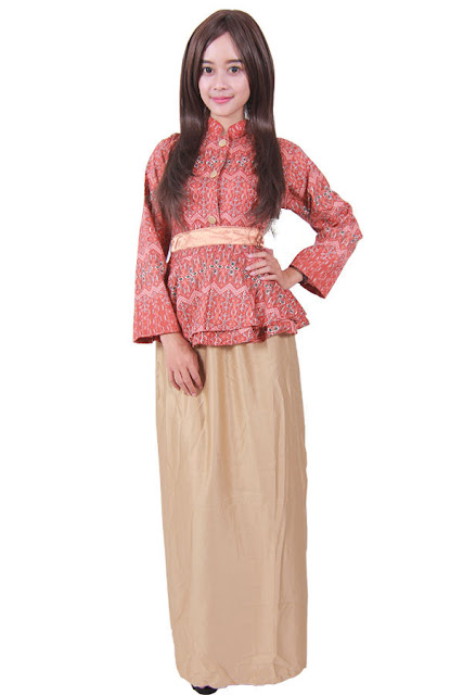 Model Baju Batik Gamis Kombinasi Terbaru Model Baju Batik Gamis Kombinasi Terbaru