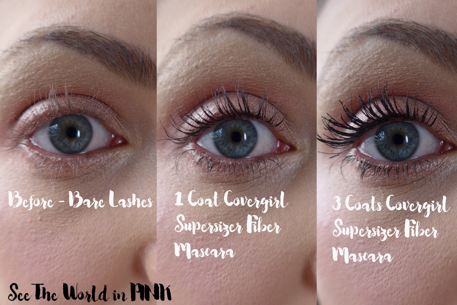 Covergirl "The Super Sizer Fiber" Mascara and Covergirl "Clean Matte BB Cream" Review and Swatches - BzzAgent Campaign 