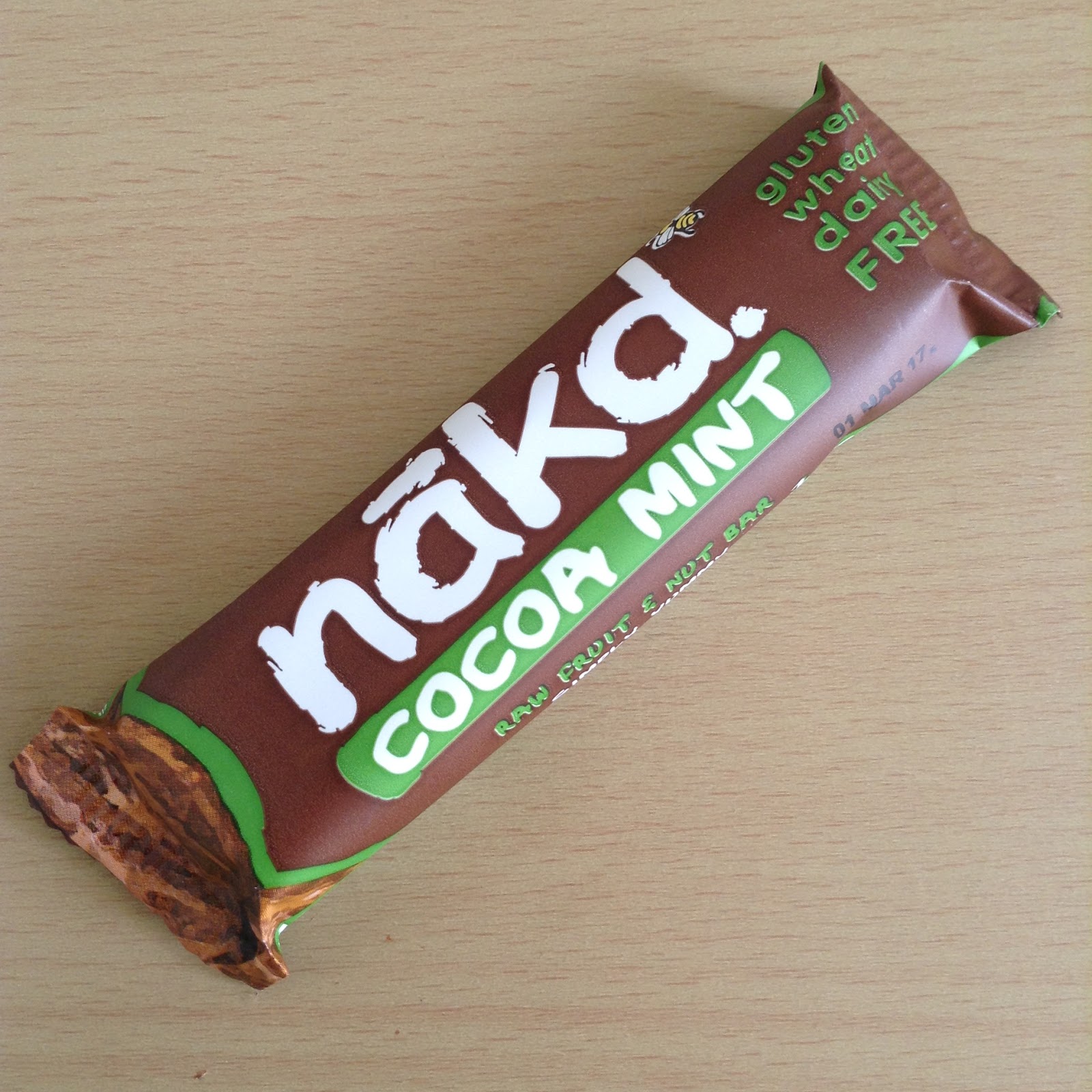 Nakd Cocoa Mint Bar Review