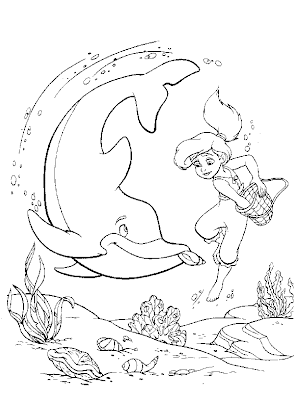 Disney Princess and Animals Coloring Pages To Kids